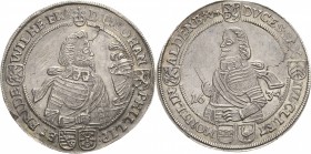 Sachsen-Altenburg 1603-1672
Johann Philipp und Friedrich Wilhelm II. 1632-1639 Taler 1634, MR-Saalfeld Schnee 291 Davenport 7377 Kernbach 16.1 Selten...