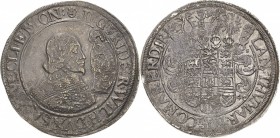 Sachsen-Altenburg 1603-1672
Friedrich Wilhelm II. 1639-1669 Taler 1640, Coburg Schnee 309 Davenport 7389 Kernbach 30.1 KOR 388 Grasser 300 Selten. Ge...