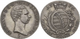Sachsen-Gotha (Gotha-Altenburg)
Ernst II. Ludwig 1772-1804 1/2 Taler 1776, Kranich-Gotha Steguweit 284 Vorzüglich