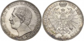 Schwarzburg-Sondershausen
Günther Friedrich Karl II. 1835-1880 Taler 1870, A-Berlin AKS 38 Jaeger 75 Kahnt 541 Davenport 921 Vom Erstabschlag. Vorzüg...