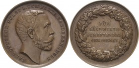 Schwarzburg-Sondershausen
Karl Günther 1880-1909 Bronzemedaille o.J. Für Landwirtschaftliches Verdienst. gestiftet 1889. Kopf nach rechts / 4 Zeilen ...