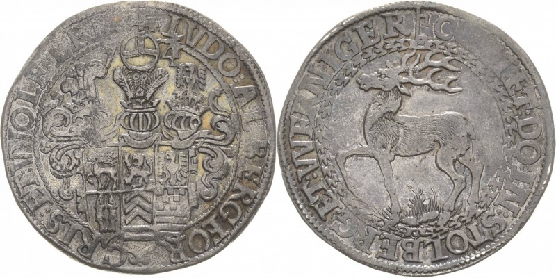 Stolberg-Stolberg
Ludwig II., Albrecht Georg, Christof und Wolf Ernst 1573-1575...