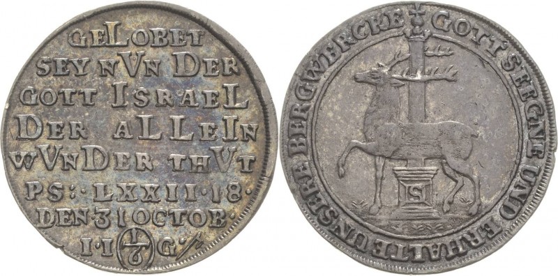 Stolberg-Stolberg
Christoph Friedrich und Jost Christian 1704-1738 1/6 Taler 17...