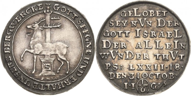 Stolberg-Stolberg
Christoph Friedrich und Jost Christian 1704-1738 1/6 Taler 17...