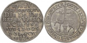 Stolberg-Stolberg
Christoph Friedrich und Jost Christian 1704-1738 1/12 Taler 1717, IIG-Stolberg 200 Jahre Reformation. Ausbeute. Feinsilber Friederi...