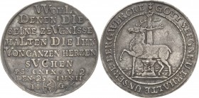 Stolberg-Stolberg
Christoph Friedrich und Jost Christian 1704-1738 2/3 Taler 1730, IIG-Stolberg 200 Jahre Augsburger Konfession. Ausbeute. Feinsilber...