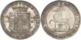 Stolberg-Stolberg
Christoph Friedrich und Jost Christian 1704-1738 2/3 Taler 1738, IIG-Stolberg Ausbeute. Feinsilber Friederich 1780 Davenport 997 Mü...