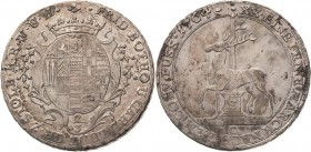 Stolberg-Stolberg
Friedrich Botho und Karl Ludwig 1761-1768 2/3 Taler 1764, C-Stolberg Ohne Signatur T (=Thiébaud) Friederich 1989 Jaeger 16 b Pracht...