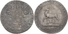 Stolberg-Stolberg
Carl Ludwig und Heinrich Christian Friedrich 1768-1810 2/3 Taler 1796, EHAZ-Stolberg Friederich 2052 Müseler 66.4.24 Jaeger 45 Fein...
