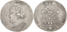Waldeck
Karl August Friedrich 1728-1763 2/3 Taler 1752. Slg. Hennig 151 Slg. Kayser 210 Davenport 1028 Sehr schön