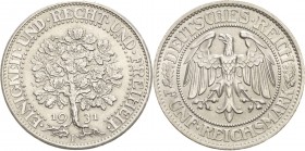 Gedenkausgaben
 5 Reichsmark 1931 F Eichbaum Jaeger 331 Fast prägefrisch