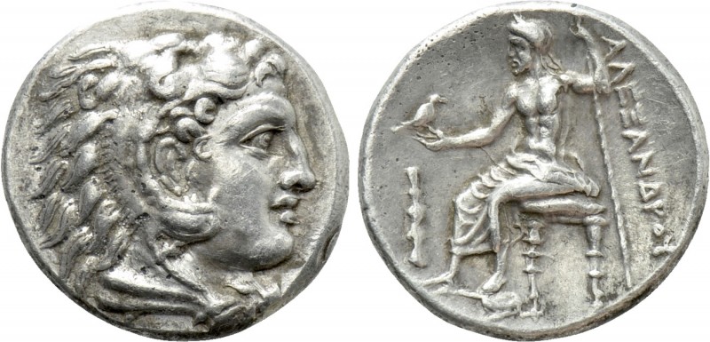 KINGS OF MACEDON. Alexander III 'the Great' (336-323 BC). Drachm. Lampsakos. 
...