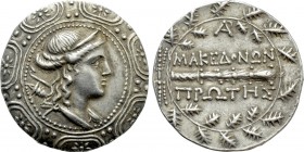 MACEDON UNDER ROMAN  PROTECTORATE. First Meris. Tetradrachm (Circa 167-148 BC). Amphipolis.