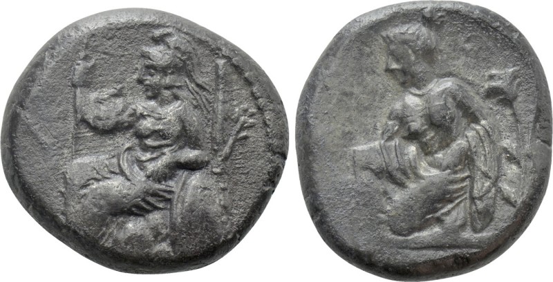 CILICIA. Tarsos. Tiribazos (Satrap of Lydia, 388-380 BC). Stater. 

Obv: Athen...