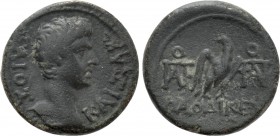 PHRYGIA. Laodicea ad Lycum. Caius (Caesar, 20 BC-4 AD). Ae. Antonius Polemon, magistrate. Struck under Augustus (27 BC-14 AD).