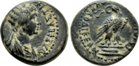 PHRYGIA. Laodicea ad Lycum. Agrippina II (Augusta, 50-59). Ae. Gaios Postomos, magistrate.