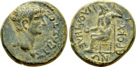 PHRYGIA. Philomelium. Claudius (41-54). Ae. Brocchos, magistrate.