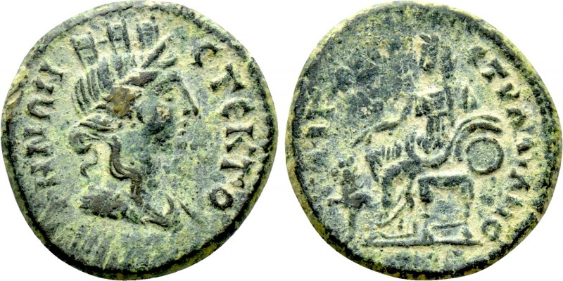 PHRYGIA. Stektorion. Pseudo-autonomous. Ae (3rd century AD). 

Obv: CTEKTOPHNΩ...