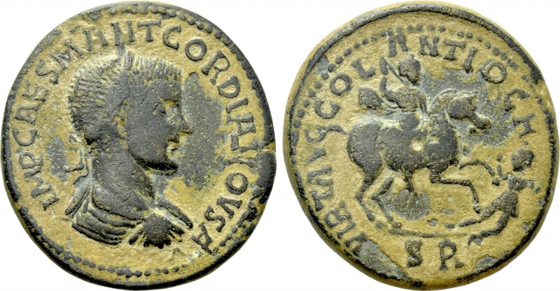 PISIDIA. Antioch. Gordian III (238-244). Ae. 

Obv: IMP CAES M ANT GORDIANOVS ...