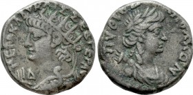 EGYPT. Alexandria. Nero (54-68). BI Tetradrachm. Dated RY 14 (67/8).