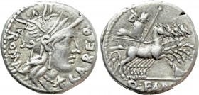 Q. FABIUS LABEO (124 BC). Denarius. Rome.