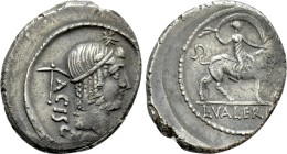 L. VALERIUS ACISCULUS. Denarius (45 BC). Rome.