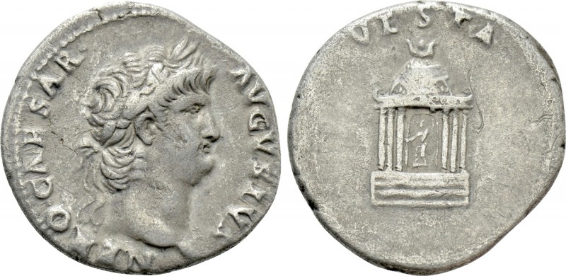 NERO (54-68). Denarius. Rome. 

Obv: NERO CAESAR AVGVSTVS. 
Laureate head rig...