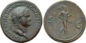 TITUS (Caesar, 69-79). Sestertius. Rome.