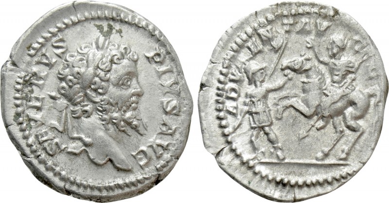 SEPTIMIUS SEVERUS (193-211). Denarius. Rome. 

Obv: SEVERVS PIVS AVG. 
Laurea...
