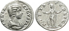 JULIA DOMNA (Augusta, 193-217). Denarius. Laodicea.