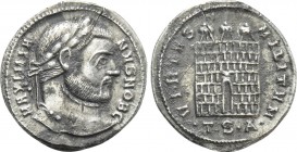 GALERIUS MAXIMIANUS (Caesar, 293-305). Argenteus. Thessalonica.