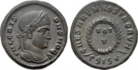 CRISPUS (Caesar, 316-326). Follis. Siscia.