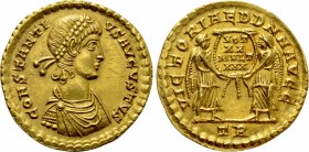 CONSTANTIUS II (337-361). GOLD Solidus. Treveri.