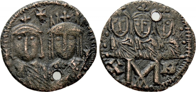 CONSTANTINE VI and IRENE, with LEO III, CONSTANTINE V and LEO IV (780-797). Foll...