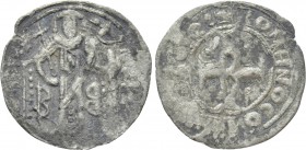 ANDRONICUS II PALAEOLOGUS (1282-1328). BI Tornese or 1/8 Basilikon. Constantinople.