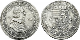 HOLY ROMAN EMPIRE. Leopold V (Archduke, 1619-1632). Reichstaler (16Z4). Hall.