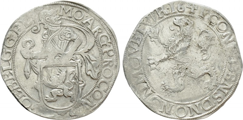 NETHERLANDS. Gelderland. Lion Dollar or Leeuwendaalder (1641). 

Obv: MO ARG P...