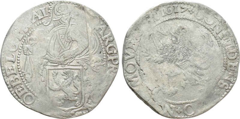 NETHERLANDS. Utrecht. Lion Dollar or Leeuwendaalder (1617). 

Obv: MO ARG PRO ...