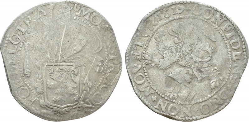 NETHERLANDS. Utrecht. Lion Dollar or Leeuwendaalder (1617). 

Obv: MO ARG PRO ...