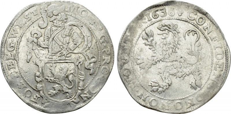 NETHERLANDS. West Friesland. Lion Dollar or Leeuwendaalder (1636). 

Obv: MO A...