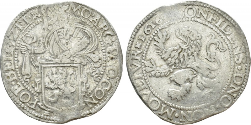 NETHERLANDS. Zeeland. Lion Dollar or Leeuwendaalder (1616). 

Obv: MO ARG PRO ...