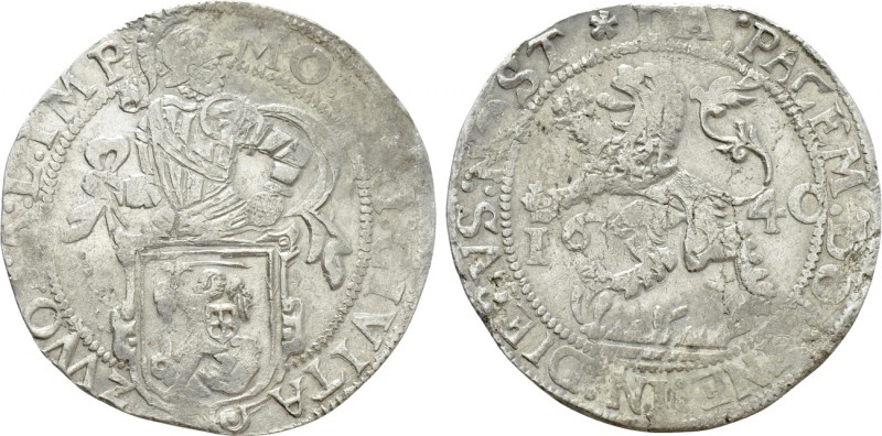 NETHERLANDS. Zwolle. Lion Dollar or Leeuwendaalder (1640). Zwolle. 

Obv: MO A...