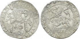 NETHERLANDS. Zwolle. Lion Dollar or Leeuwendaalder (1640). Zwolle.