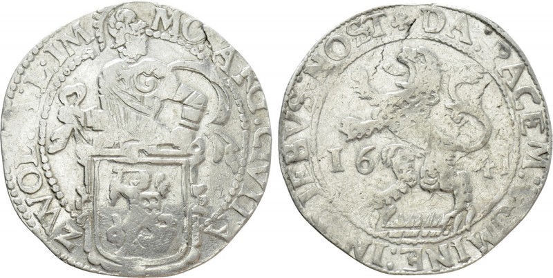 NETHERLANDS. Zwolle. Lion Dollar or Leeuwendaalder (1641). Zwolle. 

Obv: MO A...