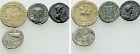4 Greek and Roman Coins.