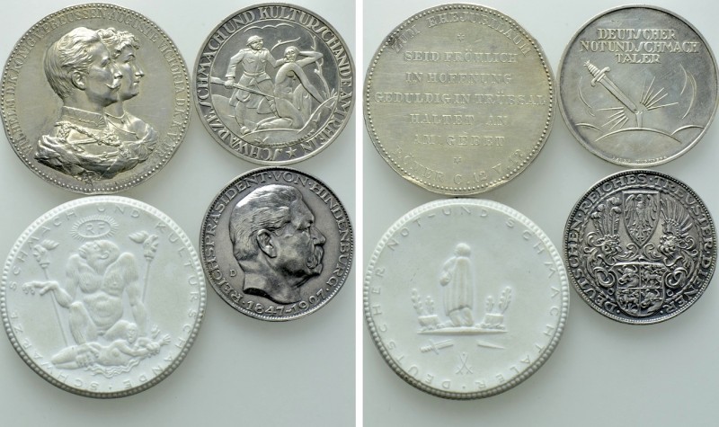 4 Medals; Prussia, Götz etc. 

Obv: .
Rev: .

. 

Condition: See picture;...
