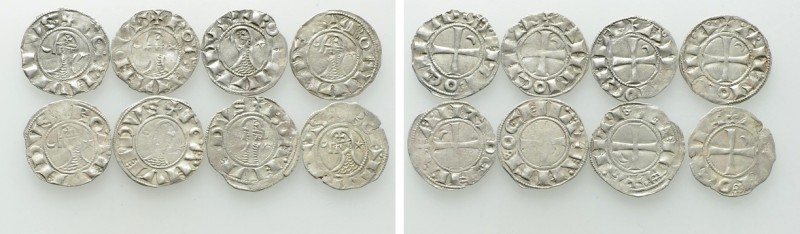 8 Deniers of the Crusaders. 

Obv: .
Rev: .

. 

Condition: See picture....