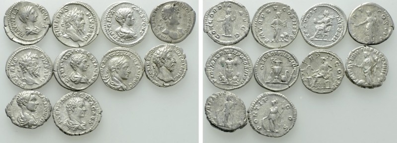 10 Roman Denarii. 

Obv: .
Rev: .

. 

Condition: See picture.

Weight:...