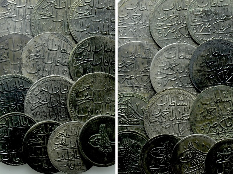 13 Ottoman Coins. 

Obv: .
Rev: .

. 

Condition: See picture.

Weight:...