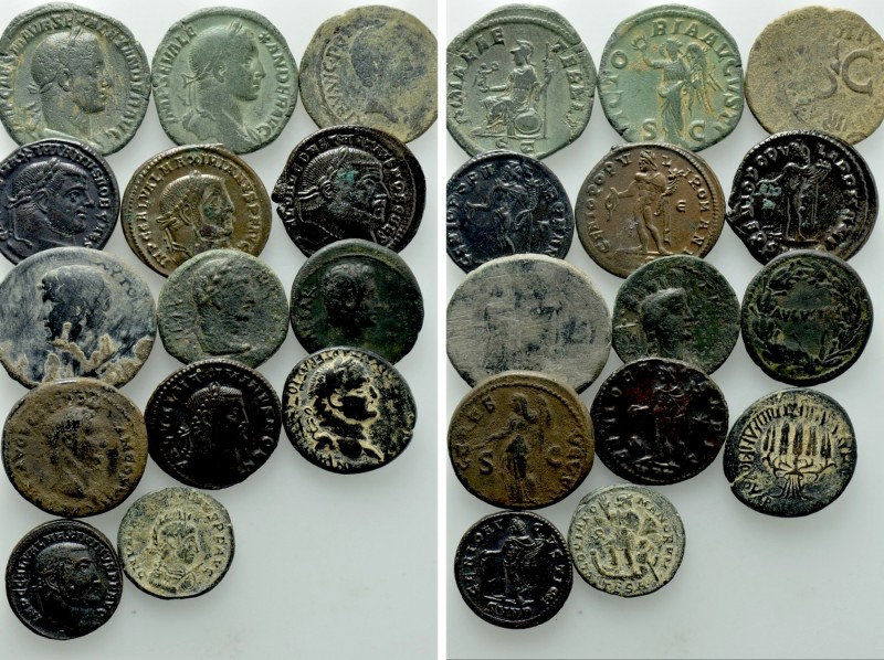 14 Roman Coins.

Obv: .
Rev: .

.

Condition: See picture.

Weight: g....